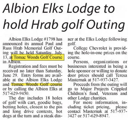 Tomac Woods Golf Course - Jun 12 2019 Article (newer photo)